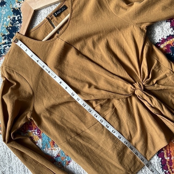 Very J Women’s Bell Tie Top - Small - Picture 6 of 7